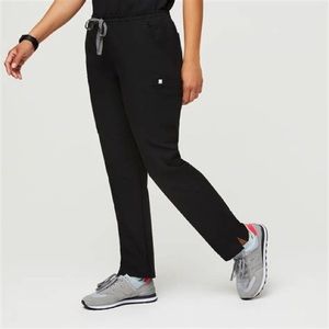 FIGS XXSP High Waisted Yola Skinny Scrub Pants v1.0 in Black